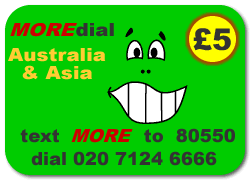 asia and australia phonecard